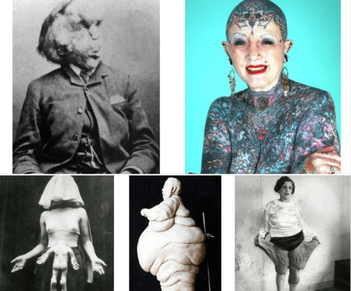 The 8 freaks in human history, one scarier than the other